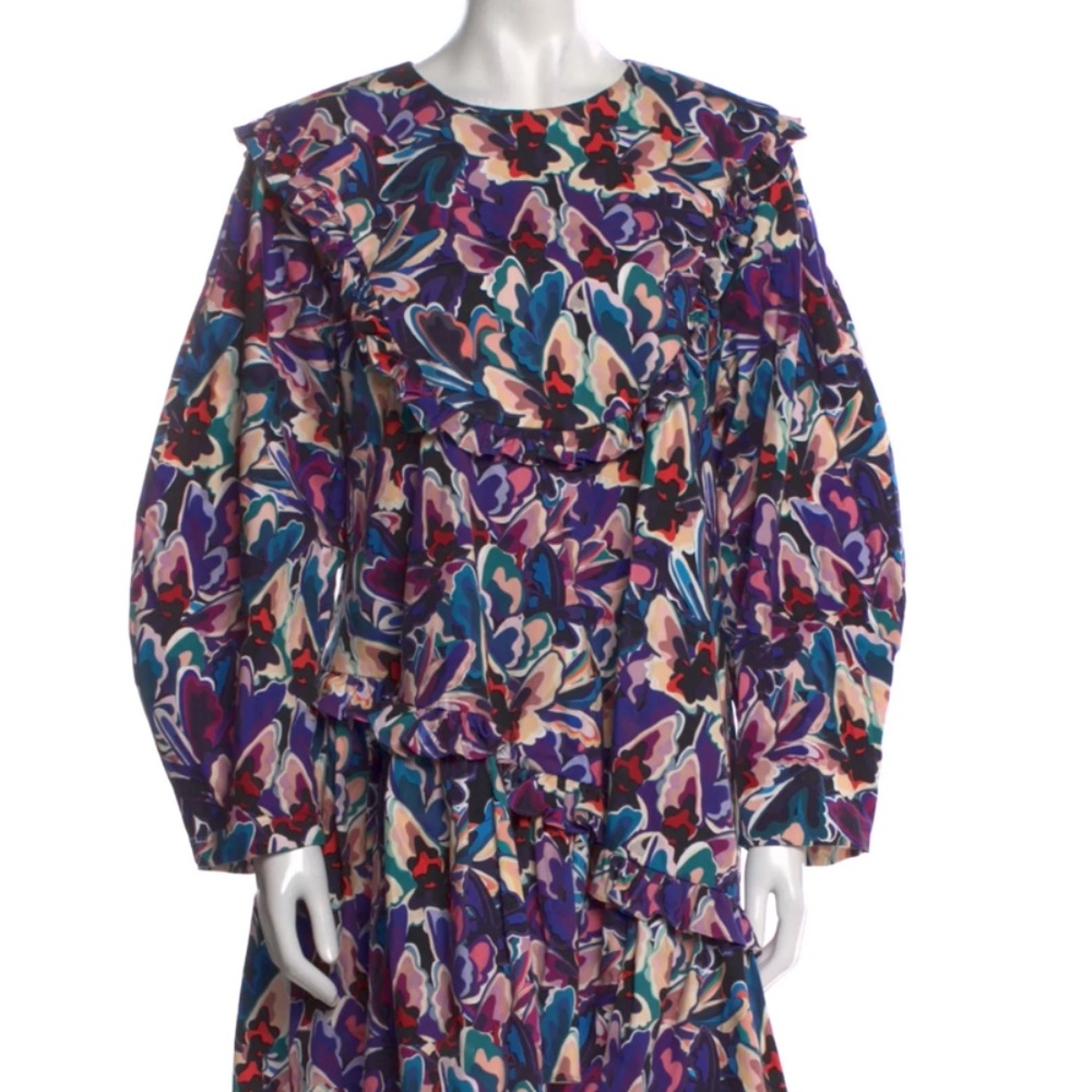 KIKA VARGAS Floral Print Mini Dress